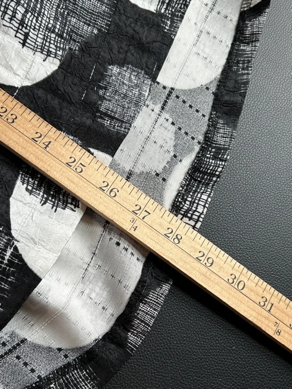 Joseph Ribkoff Art To Wear Black White Abstract Dot Button-Front Jacket Size 14 - Picture 9 of 9